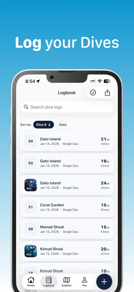 Currents Logbook screenshot from the App Store